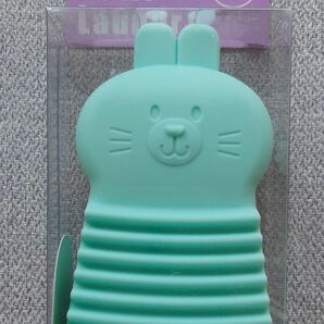 (新品)うさぎ シリコンミニ洗濯板 1個