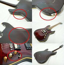 ★SCHECTER★Hellraiser C-1+ Black Cherry (改) Seymour Duncan搭載 2008年製 シェクター★_画像9