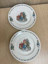 ＃10960【現状保管品】WEDGWOOD ウェッジウッド PETER RABBIT ピーターラビット 食器7個セット 海外食器 イギリス 家具 インテリア_画像9