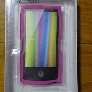 iPod nano 第7世代 シリコンケース ピンク 未使用 液晶保護フィルム付きの画像3