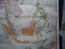 昭和１１年　大亜細亜地図　大日本　満州　台湾　朝鮮　フィリピン　地図　地理　地形　史料　大地図_画像5