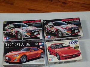 タミヤ /GAZOO Racing TRD 86 （2013 TRD ラリーチャレンジ）×2&タミヤ トヨタ 86&タミヤ マツダ サバンナ RX-7 GTリミテッド 