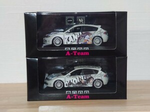 1/43 痛車　一騎当千　関羽雲長 Ver. SUBARU IMPREZA WRX STI 2008（No.10087)＆趙雲子龍 Ver. SUBARU IMPREZA WRX STI 2008（No.10089）