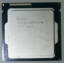 CPU Intel Core i7 4770 3.4GHz 4コア8スレッド Haswell インテル 動作確認済み_画像1