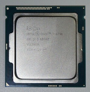 Intel CPU Core i7-4790 3.60GHz LGA1150 確認済み