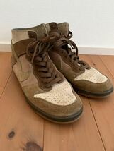 NIKE DUNK HI BROWN 2005 28cm HIGH AIR スニーカー レトロ スエード_画像2