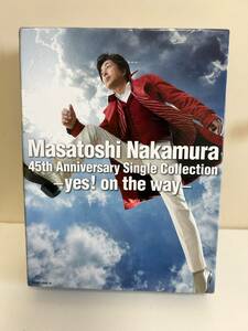 中村雅俊　Masatoshi Nakamura 45th Anniversary Single Collection -yes!on the way-4CD＋DVD