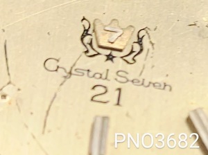 (■1)シチズン純正ジャンクパーツ CITIZEN CristalSeven21【文字盤/エト/Dial/Dial face】 PNO3682
