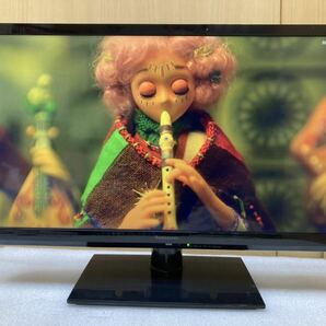 HY0491 Panasonic TH-24A300 パナソニック VIERA 液晶TV 24型 リモコン欠品 2014年製 現状品 0322の画像1