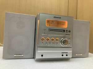 HY0574 KENWOOD ケンウッド システムコンポ コンポ CD MD カセットKENWOOD RXD-SZ3MD CD／MD再生OK テープ再生NG 現状品　0325