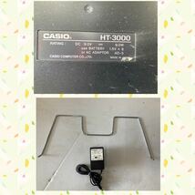 HY0320 Casio カシオ　キーボード　HT-3000 出音確認済　　現状品　0315_画像8