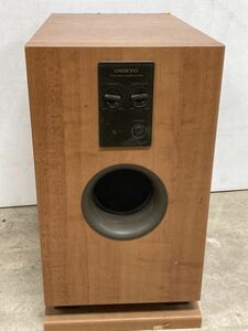 HY0190 ONKYO Onkyo subwoofer SL-105. sound verification settled present condition goods 0312