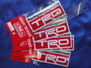 偽物注意！マジ本物 TRD純正 TOYOTA Racing Development TRD Bタイプ 08231-SP011 B2 小 ステッカー 店頭在庫 処分セール 送料無料(条件付