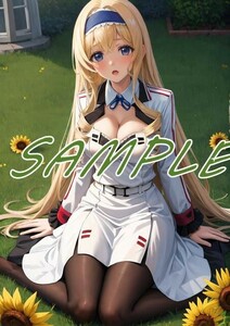 K1274 セシリアオルコット IS インフィニットストラトス A4 同人 イラスト 巨乳 美少女 コスプレ Anime アニメ ポスター セクシーアート