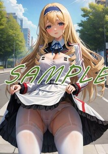 K1267 セシリアオルコット IS インフィニットストラトス A4 同人 イラスト 巨乳 美少女 コスプレ Anime アニメ ポスター セクシーアート