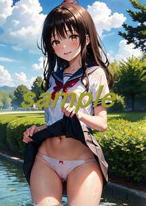 511 ToLOVEる ダークネス ゆうきみかん 結城美柑 A4 同人 イラスト 巨乳 美少女 コスプレ Anime アニメ セクシーアート acg