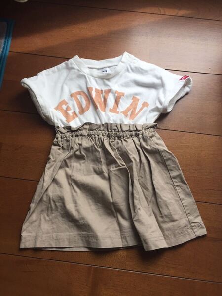 EDWIN ワンピース チュニック サイズ95 子供服 キッズ ベビー
