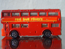 †1977S TOMY LONDON BUS RED BUS ROVERS №F-15 トミカ 英吉利 ロンドンバス ルートマスター Routemaster 日本製 MADE IN JAPAN ①廃盤_画像2