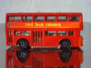 †1977S TOMY LONDON BUS RED BUS ROVERS №F-15 トミカ 英吉利 ロンドンバス ルートマスター Routemaster 日本製 MADE IN JAPAN レトロ