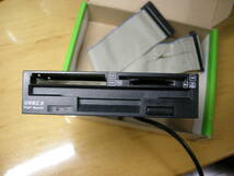 オウルテック Owltech FA404MX(B)BOX 39種類のメディア対応 3.5インチベイ内蔵型USBカードリーダー／ライター FDD _画像3