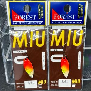 【最終1点】放流　フォレスト　ミュー　1.4g オオツカ　ラッシュボール（検　ホロリウム　キックオンザフェスタ　MIU ドーナ　ノア