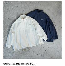 WHITE NAVY COLLECTION by SEE SEE URBS別注 SUPER WIDE SWING TOP NAVY XXXXXL Stripes for Creative S.F.C WAKE ennoy daiwa pire39_画像2