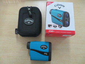 中古品 Callaway Golf キャロウェイゴルフ 250+ LASER RANGEFINDER レーザー レンジ ファインダ ゴルフ 距離計