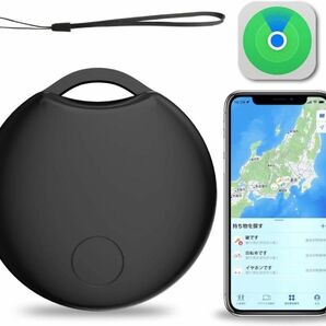 スマートトラッカー gps 小型 ペット 財布 鍵 紛失防止タグ ブラック 車両追跡用 子供　ペット　介護 スマートタグ