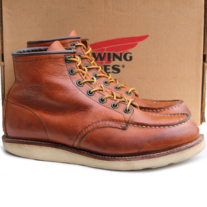 USA製★Red Wing SHOES レッドウィング★6inch CLASSIC MOC US9.5＝27.5E 875 アイリッシュセッター オロ メンズ p i-676