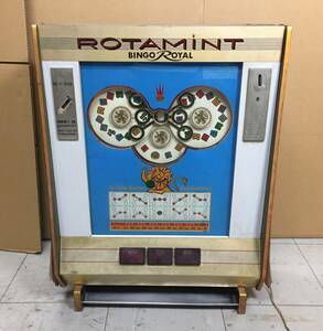 希少!! 1975y ROTAMINT BINGO ROYAL　コインスロットゲーム　レトロ　ビンテージ　アンティーク　/1