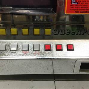 レトロ 卓上ポーカーゲーム機 QUEEN POKER ビンテージの画像9