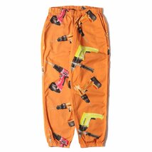 Supreme シュプリーム パンツ サイズ:S 19SS ドリル柄 スケートパンツ Drills Skate Pant オレンジ ボトムス ズボン ブランド ファション_画像1