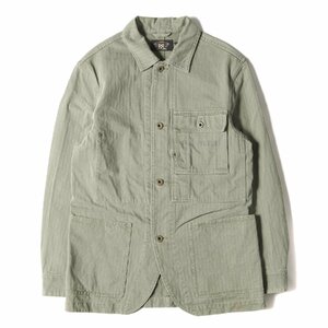 RRL ダブルアールエル ジャケット サイズ:XS U.S.M.C ヘリンボーン ミリタリージャケット オリーブ アウター ブルゾン 月桂樹 ブランド