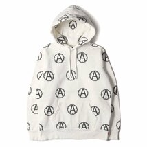 Supreme シュプリーム パーカー サイズ:S 16AW UNDERCOVER アナーキー柄 スウェットパーカー Anarchy Hooded Sweatshirt ホワイト_画像2