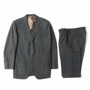 Raffaele Caruso ラファエル カルーソ Ermenegildo Zegna テーラードジャケット スラックス スーツ セットアップ グレー イタリア製