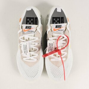 新品 OFF-WHITE オフホワイト サイズ:27.5cm 18SS NIKE THE 10 : AIR VAPORMAX FK (AA3831-100) ナイキ エア ヴェイパーマックス US9.5の画像4