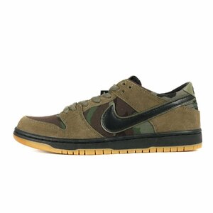 新品同様 NIKE ナイキ サイズ:27.5cm SB ZOOM DUNK LOW PRO CAMO (854866-209) ズーム ダンク ロー プロ スウェード リップストップ US9.5