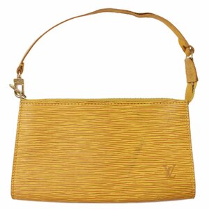 LOUIS VUITTON ルイヴィトン バッグ エピ アクセソワール M52959 VINTAGE ビンテージ イエロー ポーチ ポシェット ハンド ミニ レザー