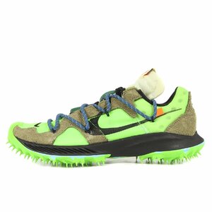 新品同様 OFF-WHITE オフホワイト サイズ:26.5cm 19SS NIKE WMNS ZOOM TERRA KIGER 5 / OW (CD8179-300) WMNS US9.5 スニーカー コラボ