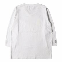 美品 CRIMIE クライミー Tシャツ サイズ:XL ブランドロゴ 7分袖 Vネック ポケットTシャツ ホワイト 白 トップス カットソー 長袖_画像2