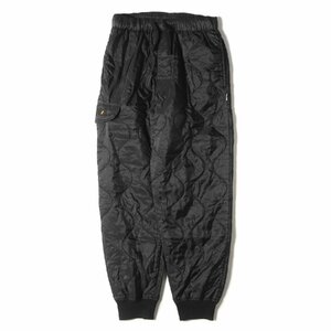 WTAPS ダブルタップス パンツ サイズ:S 19AW キルティング カーゴパンツ WLT / TROUSERS ブラック 黒 ボトムス ズボン トラウザー