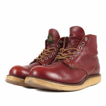 Red Wing サイズ:26.5cm 90s 8166 半円犬タグ アイリッシュセッター プレーントゥ ブーツ 1997年製 オロラセット(赤茶) US8.5 D_画像2