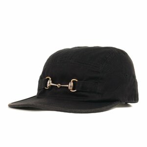 Supreme シュプリーム キャップ サイズ:FREE 17AW ホースビット キャンプキャップ Horsebit Camp Cap ブラック 黒 ブランド 帽子