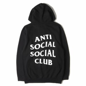 Anti Social Social Club アンチ ソーシャル ソーシャル クラブ パーカー サイズ:M ブランドロゴ ジップ スウェットパーカー ブラック