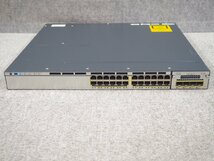 [N545] ☆ Cisco　Catalyst 3750-Xシリーズ　WS-C3750X-24P-L V05 ☆ Version 15.0(1)SE2 ☆ C3KX-NM-1G搭載 ☆_画像2