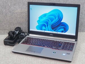 [154] ☆【 1円スタート！】☆ Win11認証済 ☆ Fujitsu CELSIUS H770　Core i7-7820HQ 2.90GHz/16GB/SSD 256G/Quadro M1200 ☆15.6ワイド☆