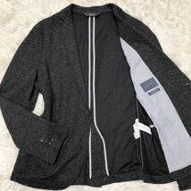 超希少2XL!ザラマン【極上の着心地】ZARA MAN テーラードジャケット アンコン チャコールグレー 1B 背抜き ストレッチ 大きいサイズ 54(3L)_画像1