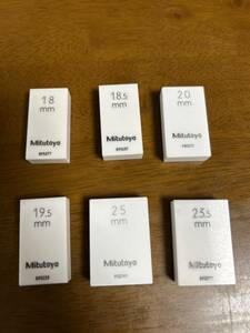 Mitutoyomitsutoyo ceramic gauge block (6 piece ) set (///no.15)