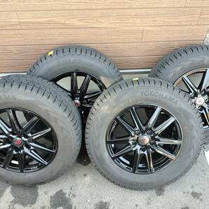 2023年１シーズン中古 タイヤホイール 215/70R16 YOKOHAMA iceGUARD G075 16x6.5J ET 38 PCD 114.3 5H デリカD5他の画像1