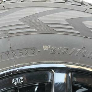 2023年１シーズン中古 タイヤホイール 215/70R16 YOKOHAMA iceGUARD G075 16x6.5J ET 38 PCD 114.3 5H デリカD5他の画像4